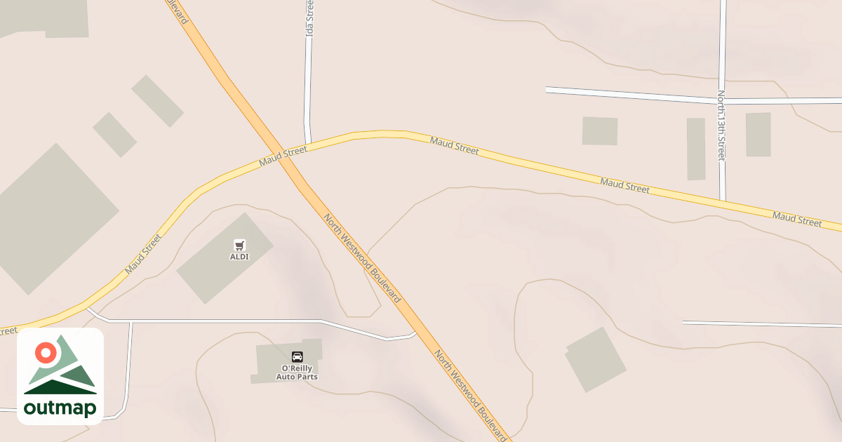 Map of POPLAR BLUFF ADMIN SITE