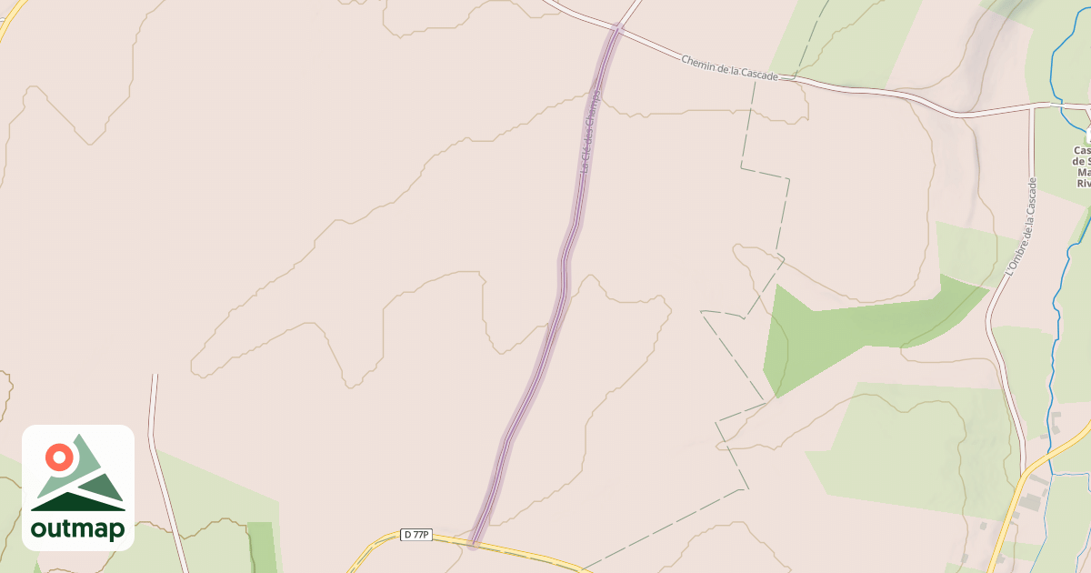 Map of La Clé des Champs