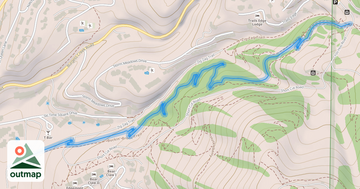 Map of Lasso Trail
