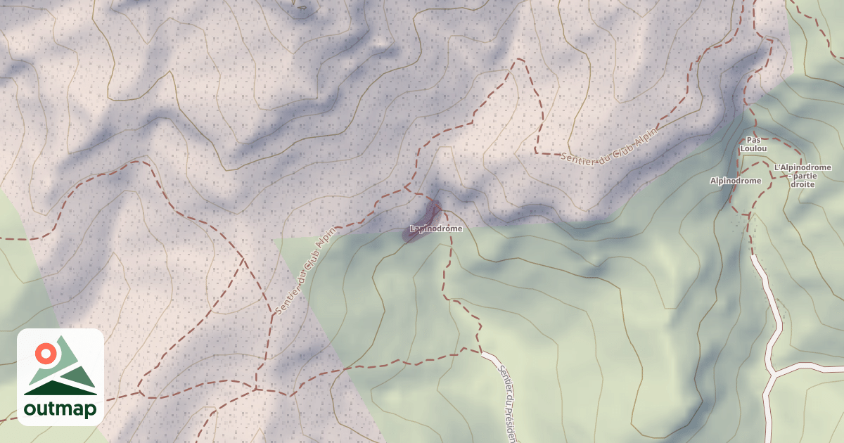 Map of Le Lapinodrome