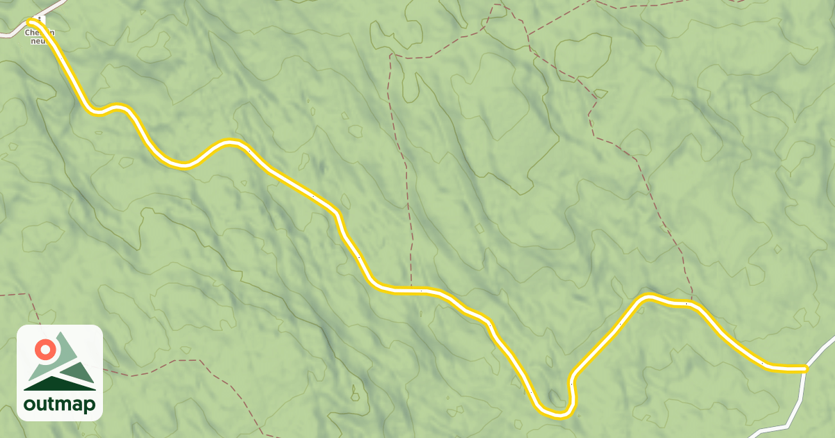 Map of Route du Chemin Neuf