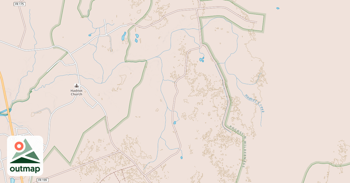 Map of RICEGROUND BRANCH