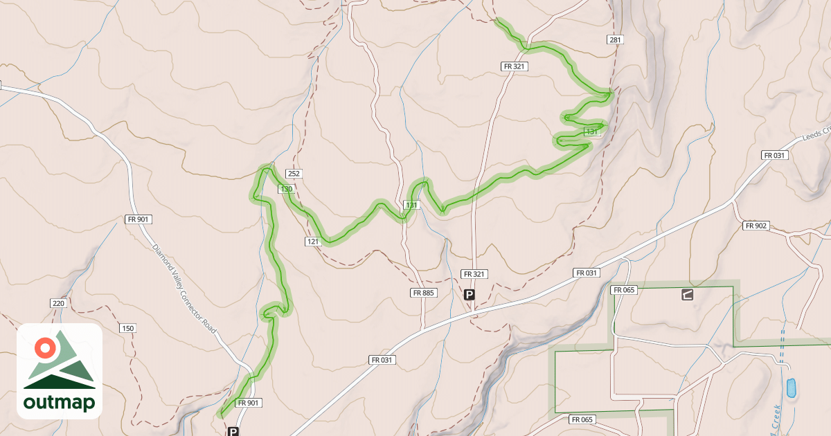 Map of Get It Together Trail