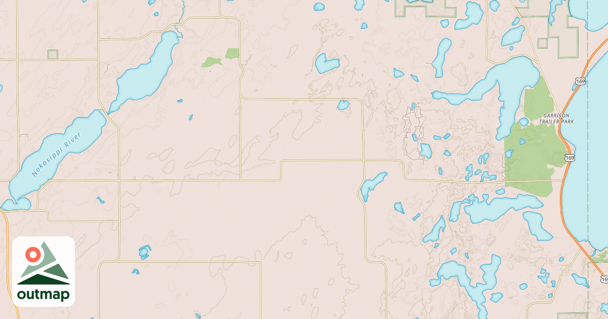 Map of Crow Wing Southern Loop