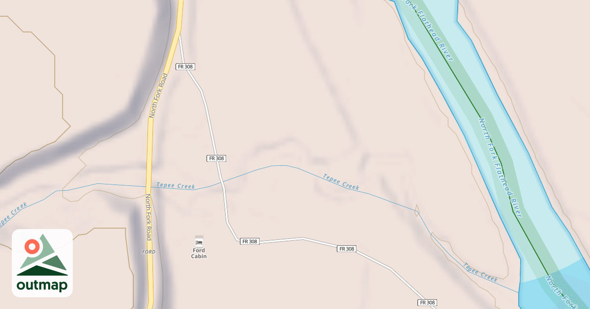 Map of FORD WORK CENTER