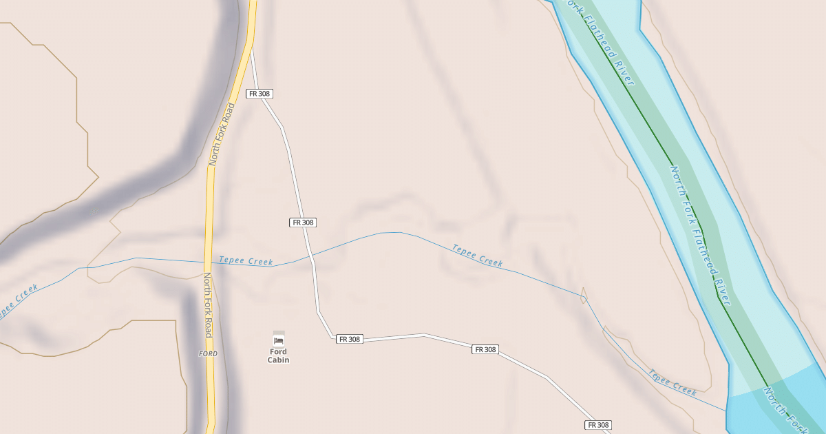 Map preview of FORD WORK CENTER