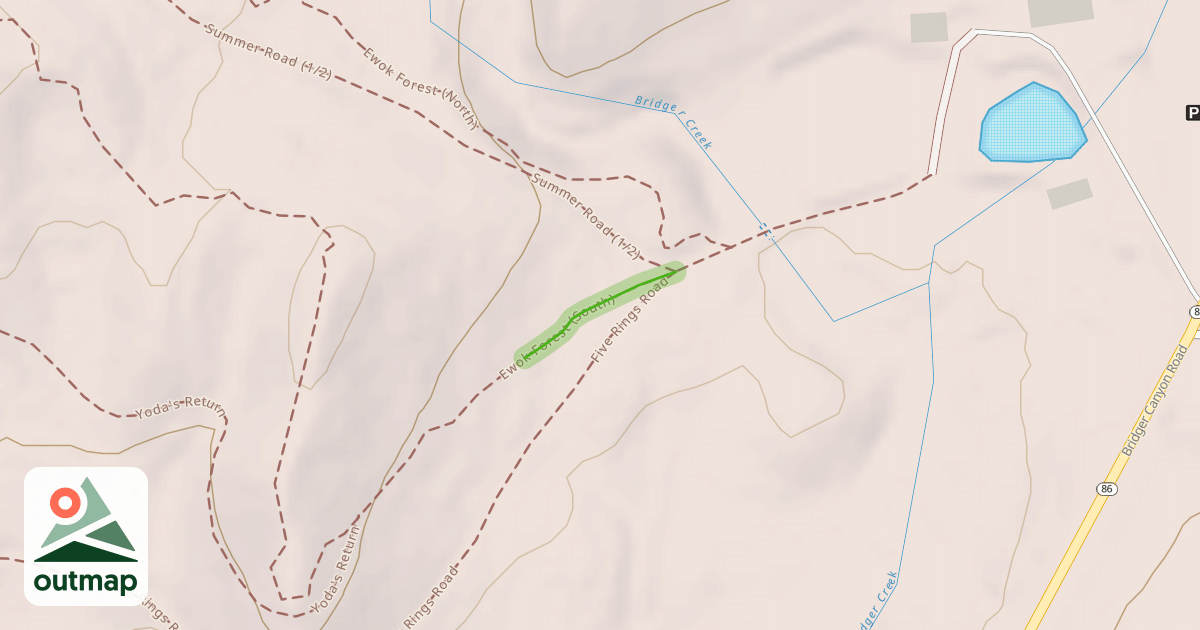 Map of Ewok Forest (South)