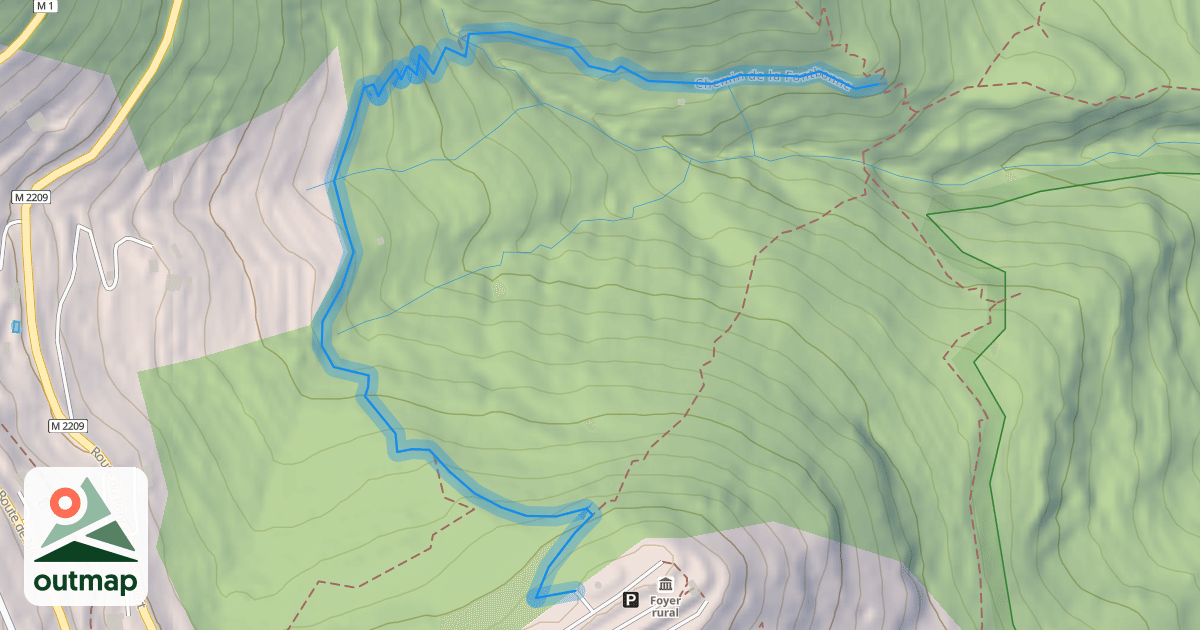 Map of Chemin de la Fontbonne