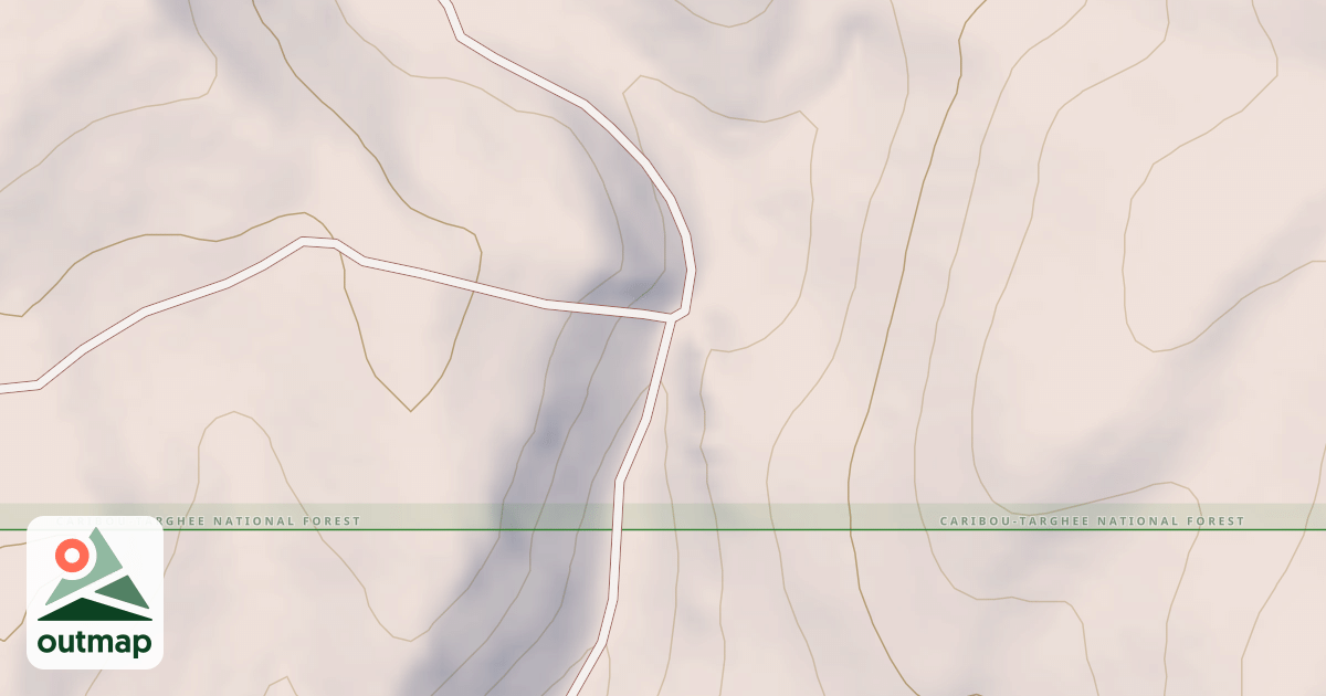 Map of RED PINE SPRING