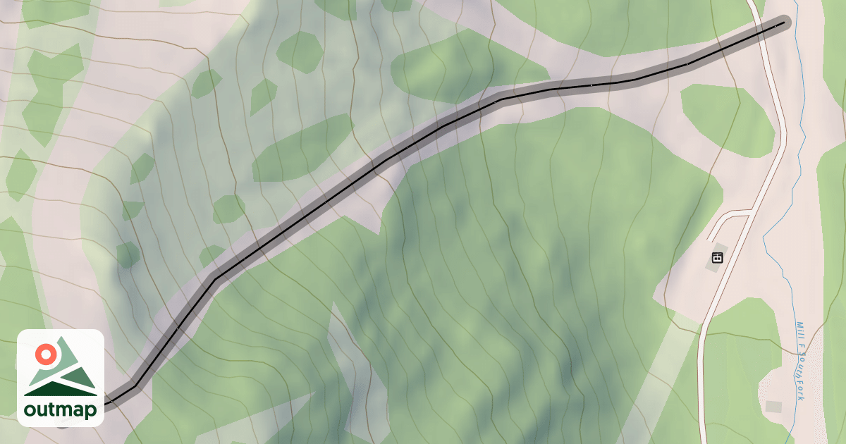 Map of Powderhorn Cirque