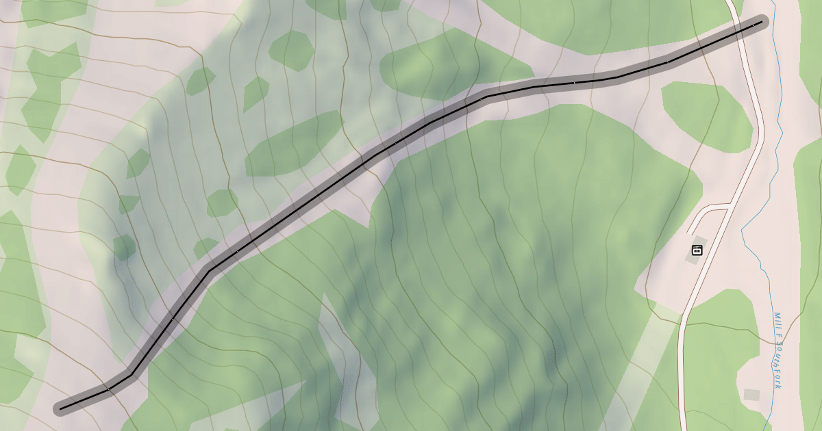 Map preview of Powderhorn Cirque
