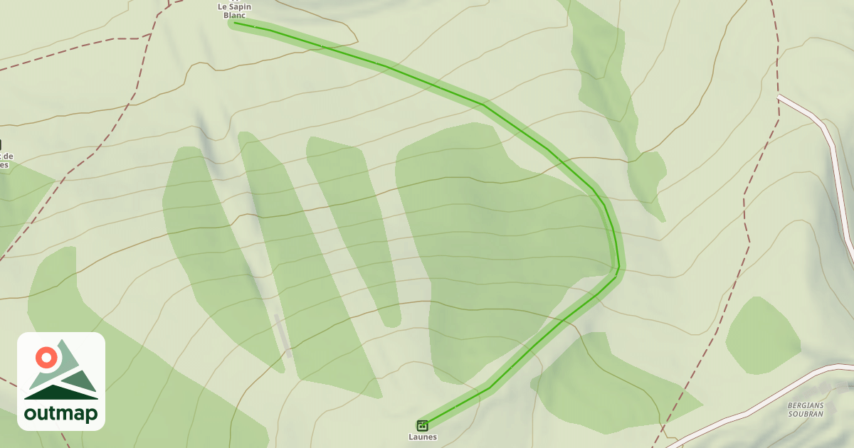 Map of Mésanges