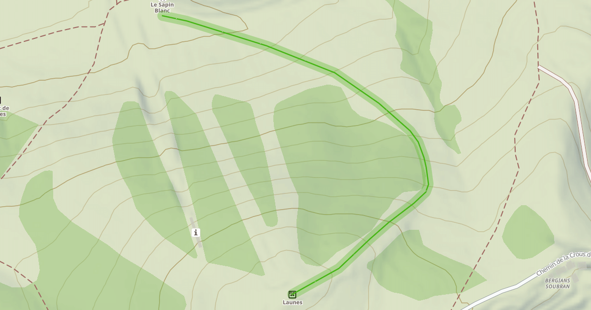 Map preview of Mésanges