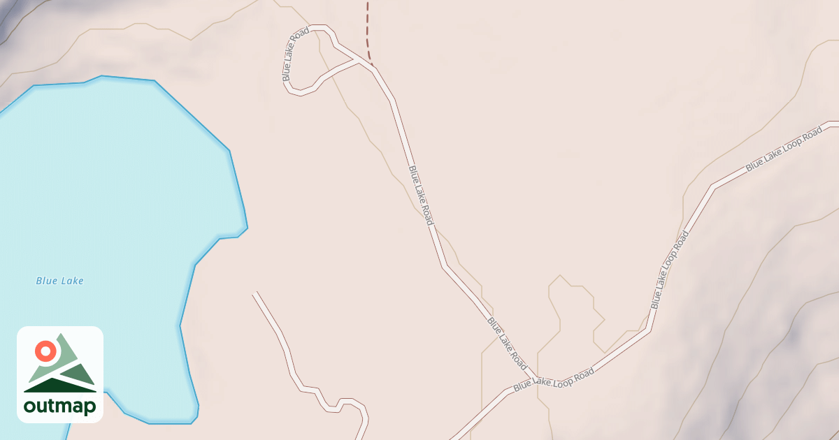 Map of BLUE LAKE
