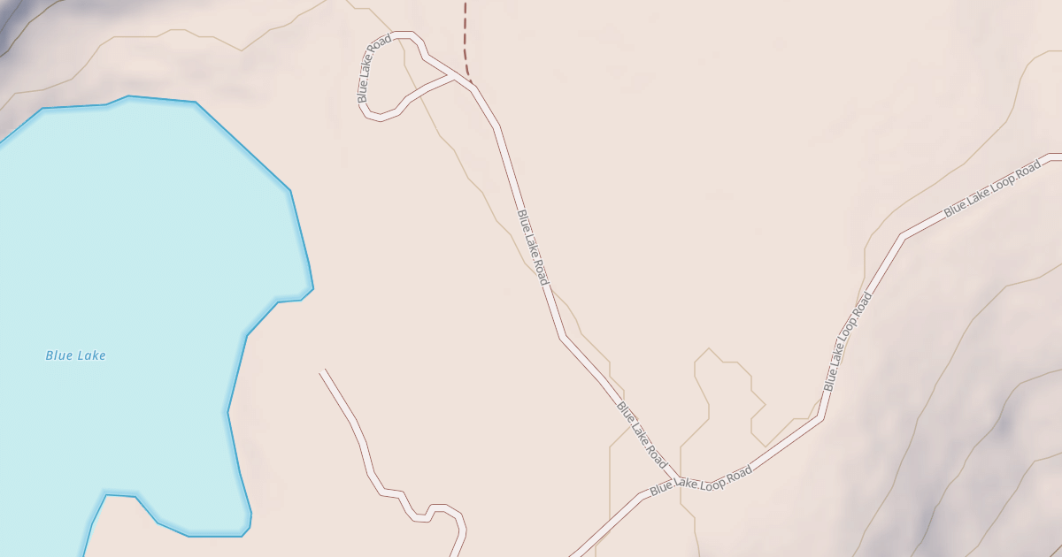 Map preview of BLUE LAKE