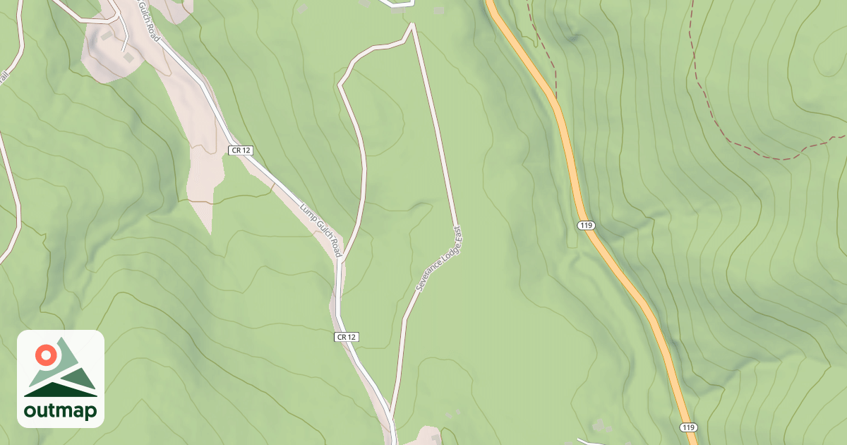 Map of SEVERANCE LODGE - E