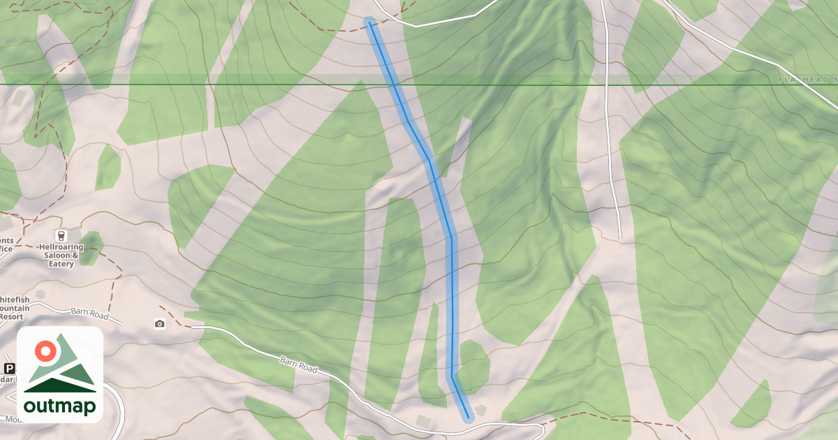 Map of Bad Rock