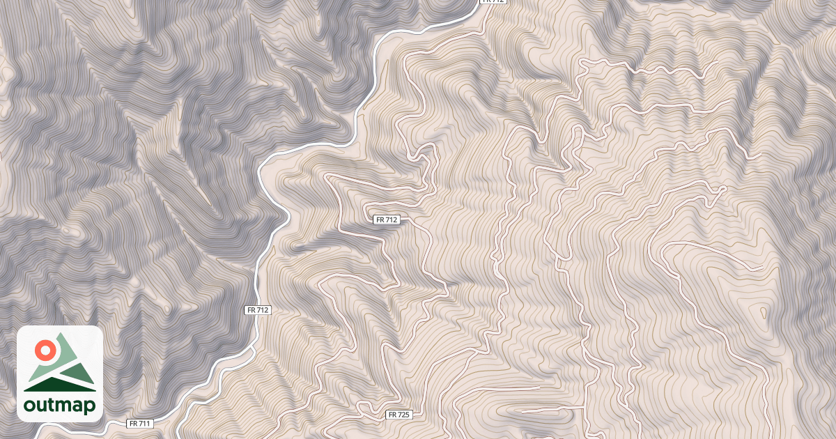 Map of COUGAR CREEK
