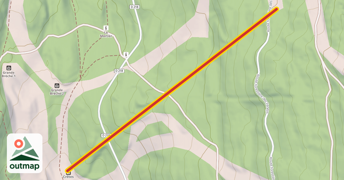 Map of Mortier