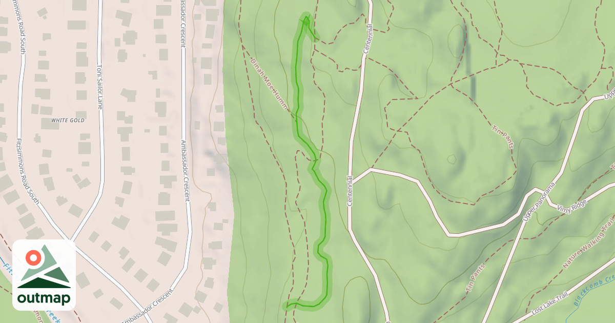 Map of Dinah Moe Humm