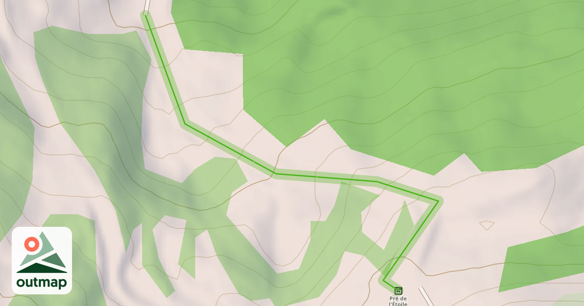 Map of Les Gentianes