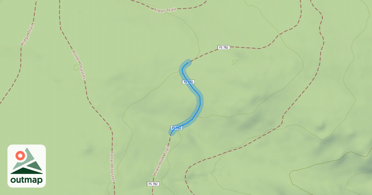 Map of Lower UW Trail
