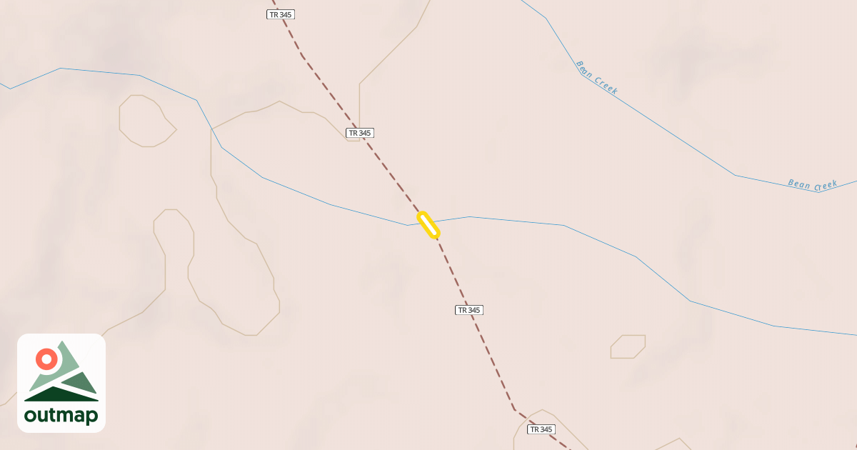 Map of Bean Creek Trail