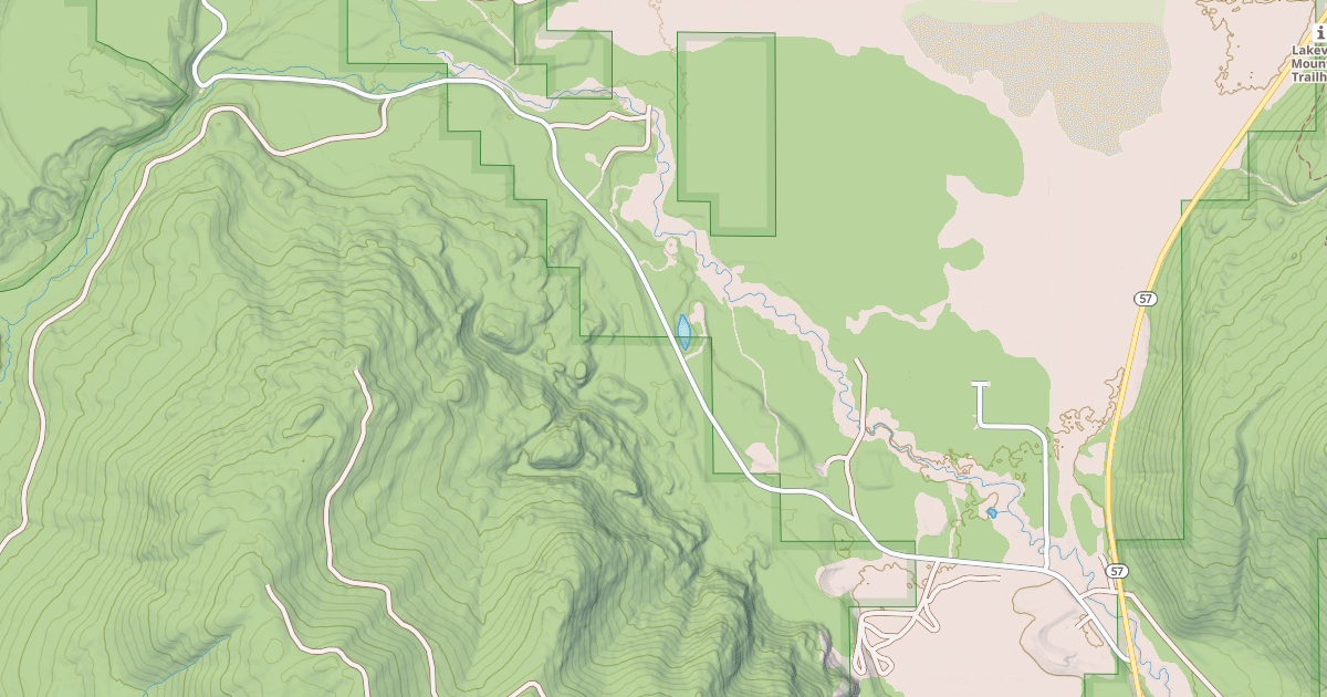 Map preview of KALISPELL LECLERC CREEK