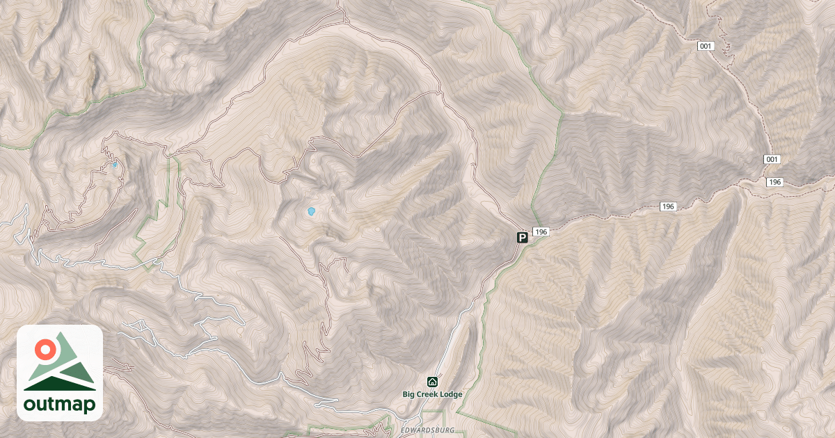 Map of BIG CREEK- SMITH CREEK