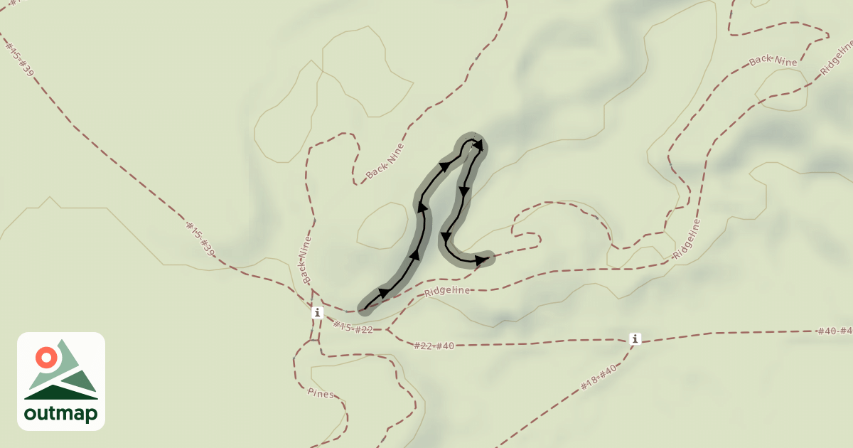 Map of Back Nine (Jump Line)