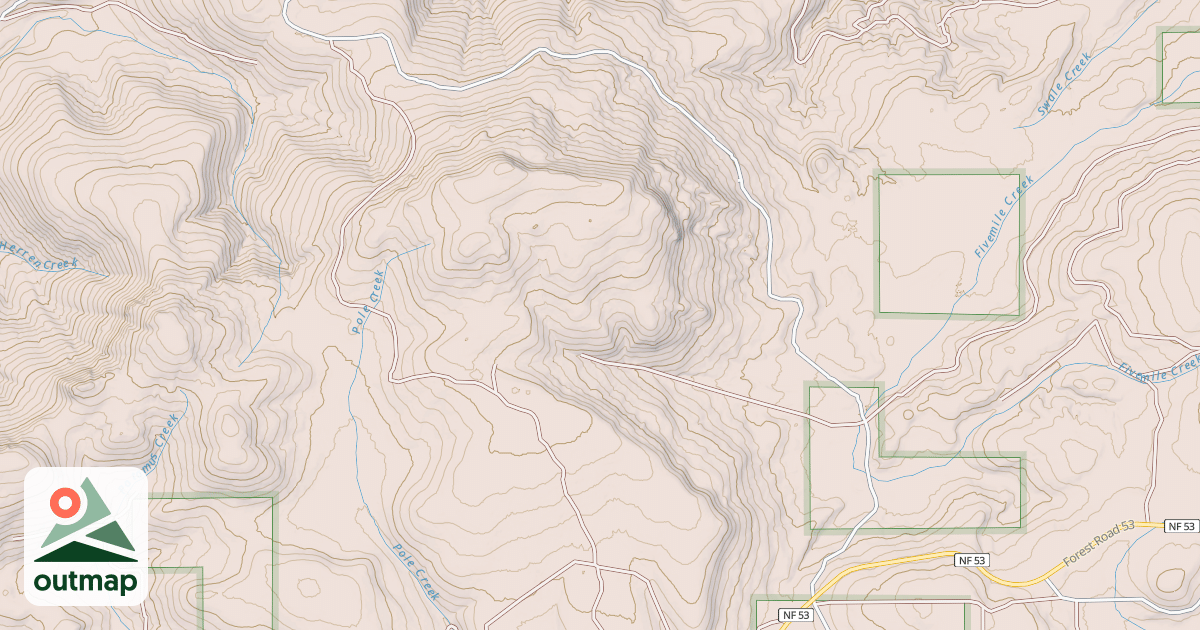 Map of USFS National Forest System Roads {18BAF9A3-2068-4345-8EDE-C3C359506DDD}