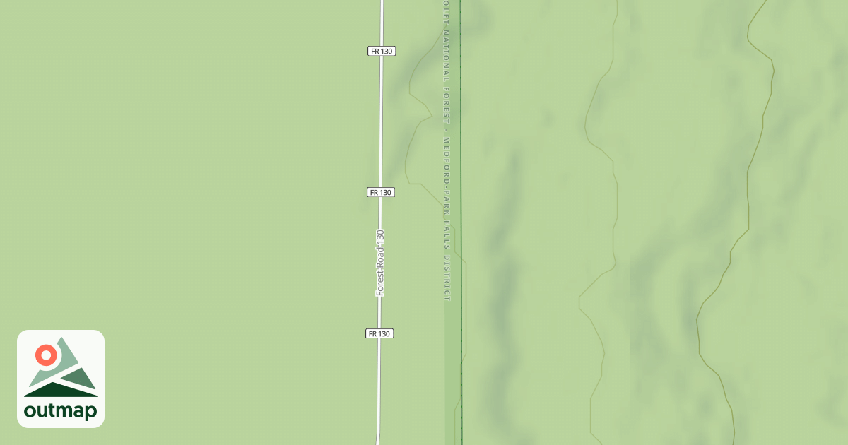Map of FR 130W