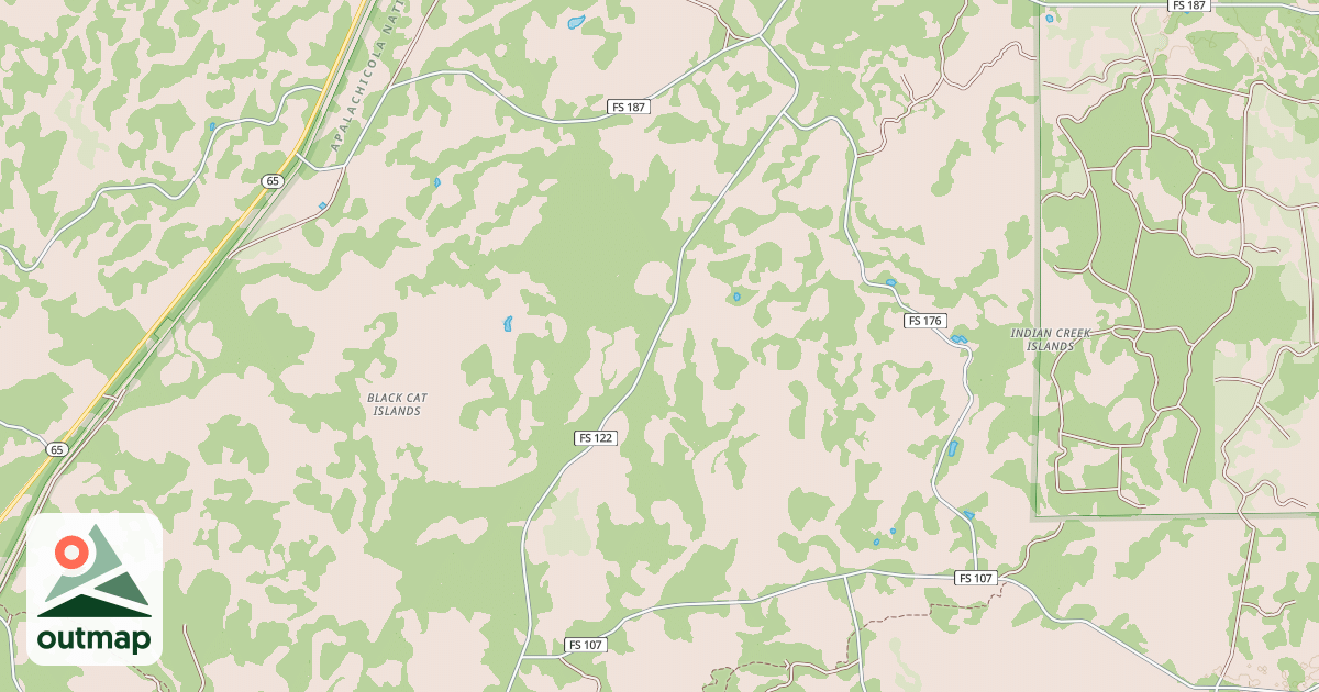 Map of BLACK CAT