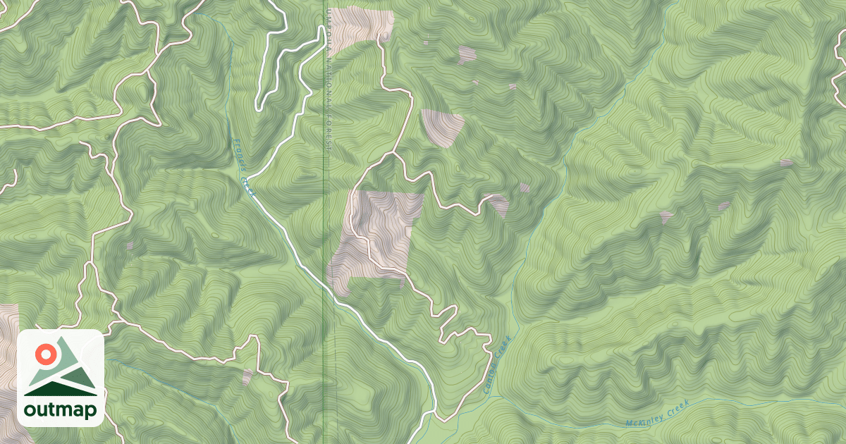 Map of CANTON CR.