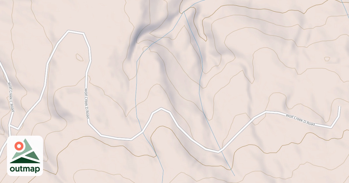 Map of WOLF CRK D