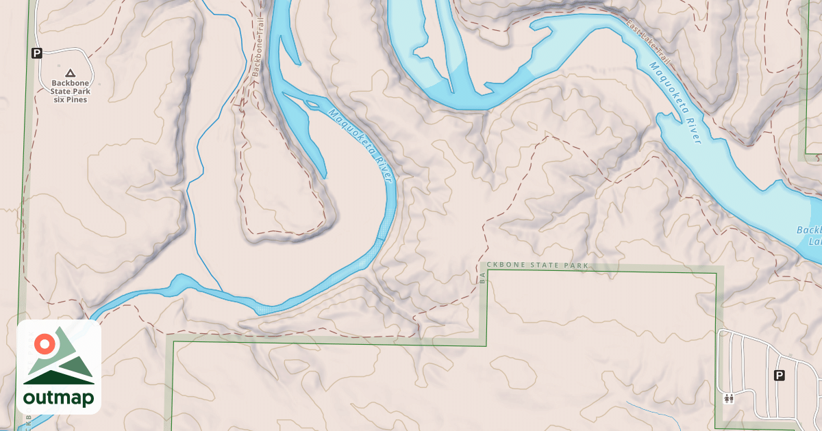 Map of West Lake