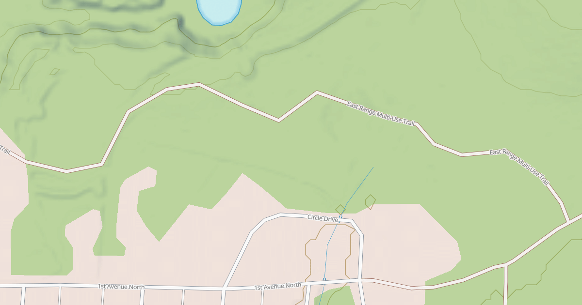 Map preview of East Range OHV Trail