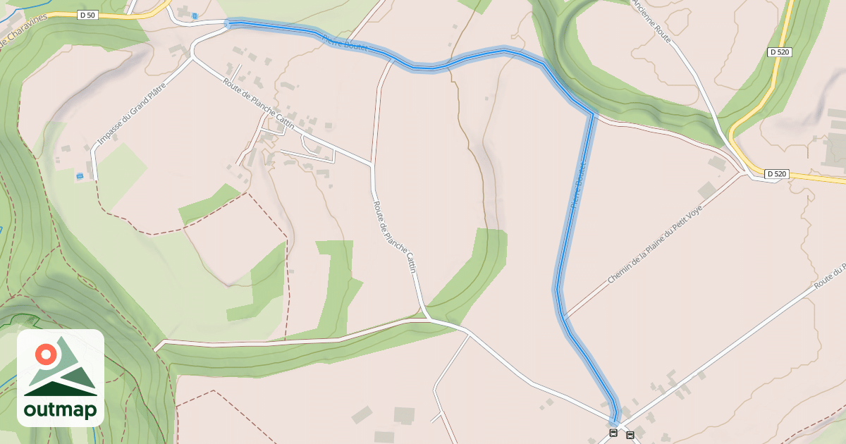 Map of Pierre Boutet