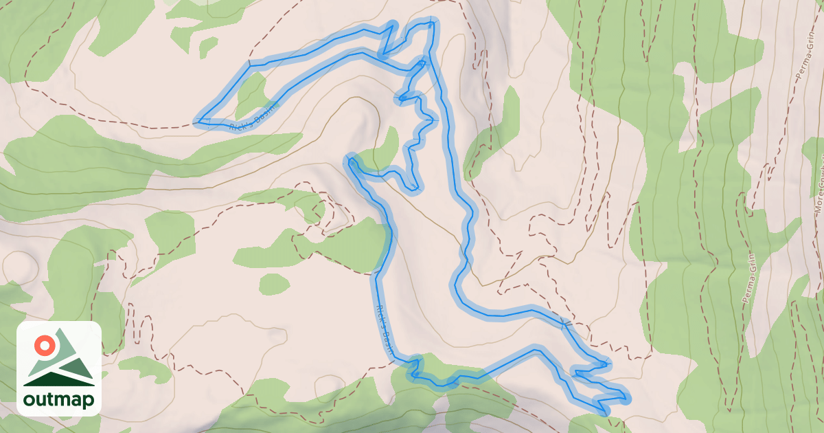 Map of Rick's Basin