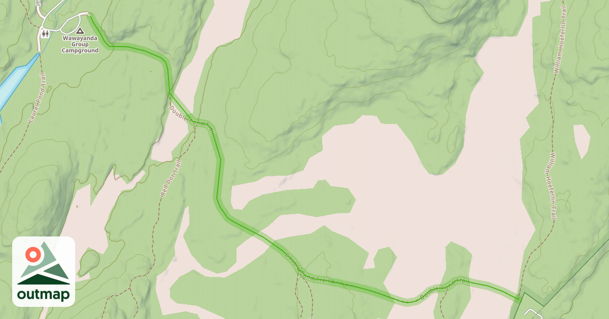 Map of Double Pond Trail
