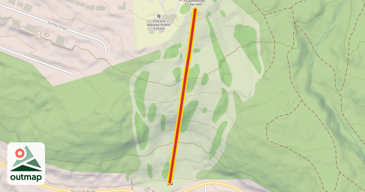 Map of Main Chair Lift