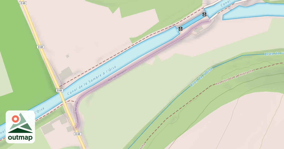 Map of Rue de Bovalon