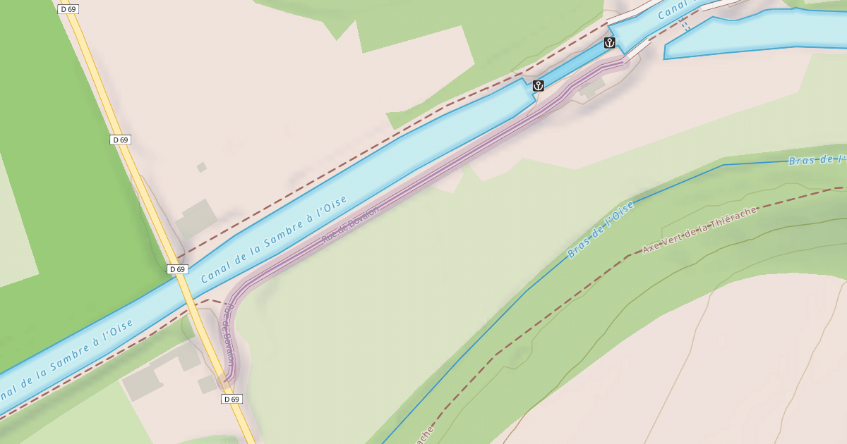 Map preview of Rue de Bovalon