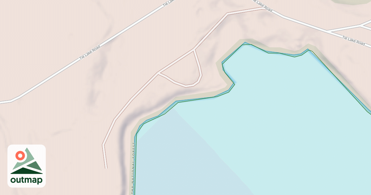 Map of LONG LAKE SPUR B