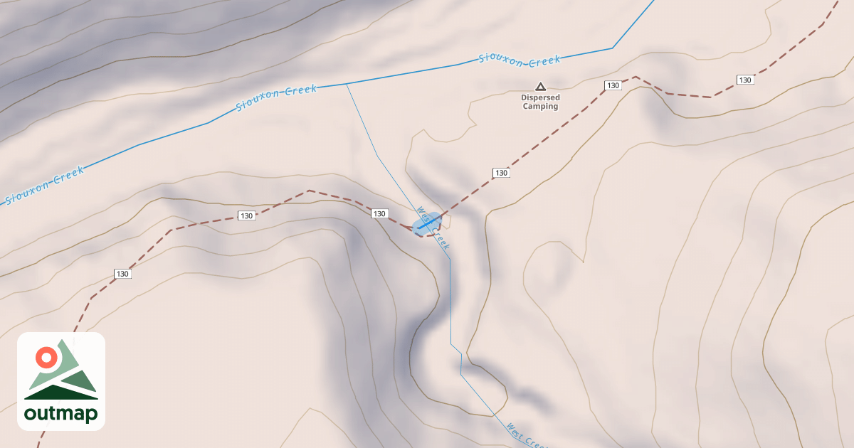 Map of Siouxon Trail #130