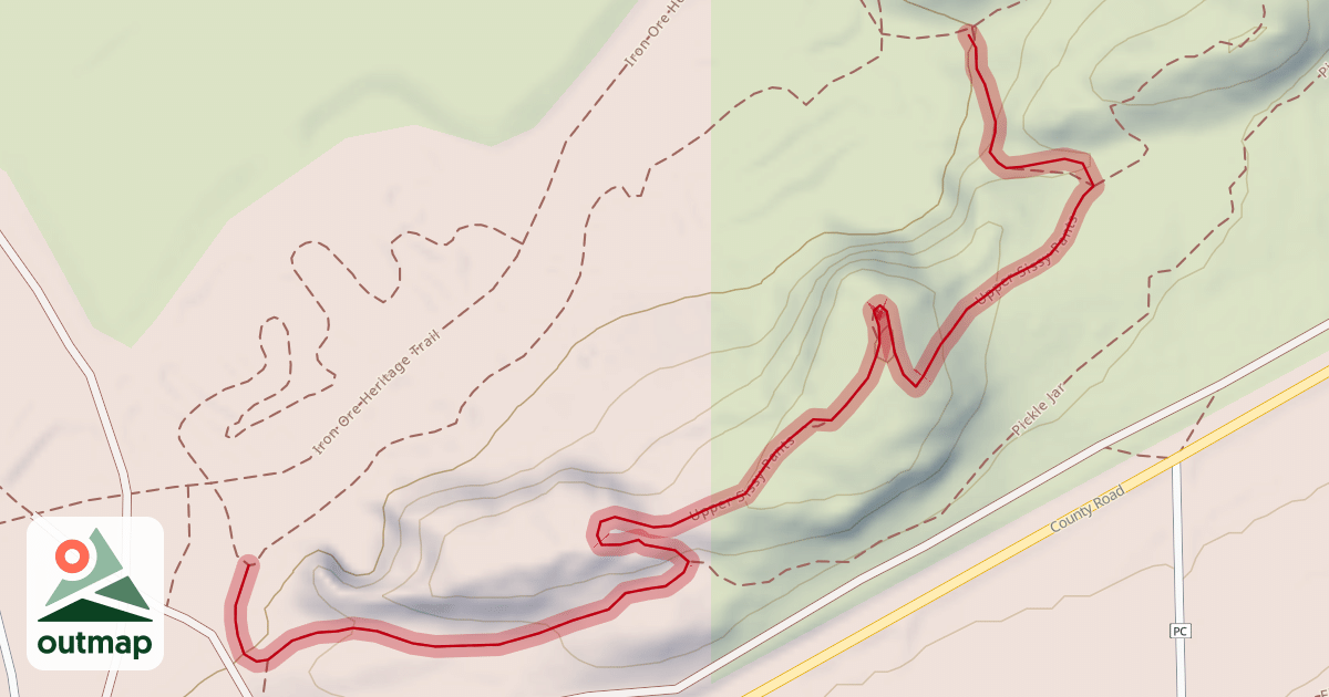Map of Upper Sissy Pants