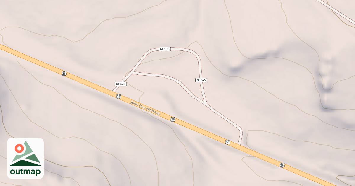 Map of OREGON CG & ATV TH