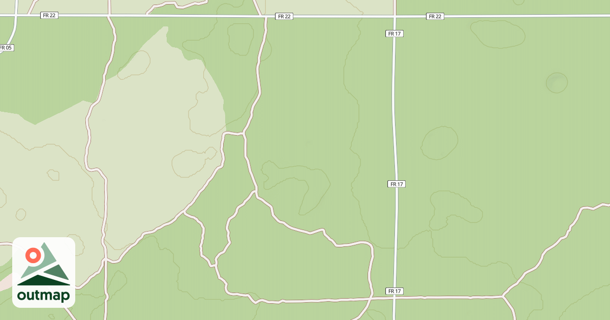 Map of USFS Motor Vehicle Use Map Roads {75A20730-071F-4F8D-B15D-32181868099F}
