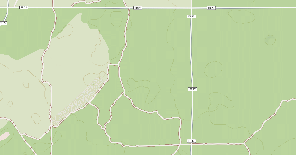 Map preview of USFS Motor Vehicle Use Map Roads {75A20730-071F-4F8D-B15D-32181868099F}