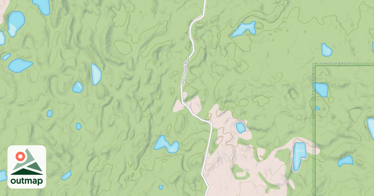 Map of Martineau Recreational Trails